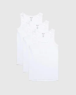 Hot Highsnobiety HS05 3 Pack Heavyweight Tank Top white