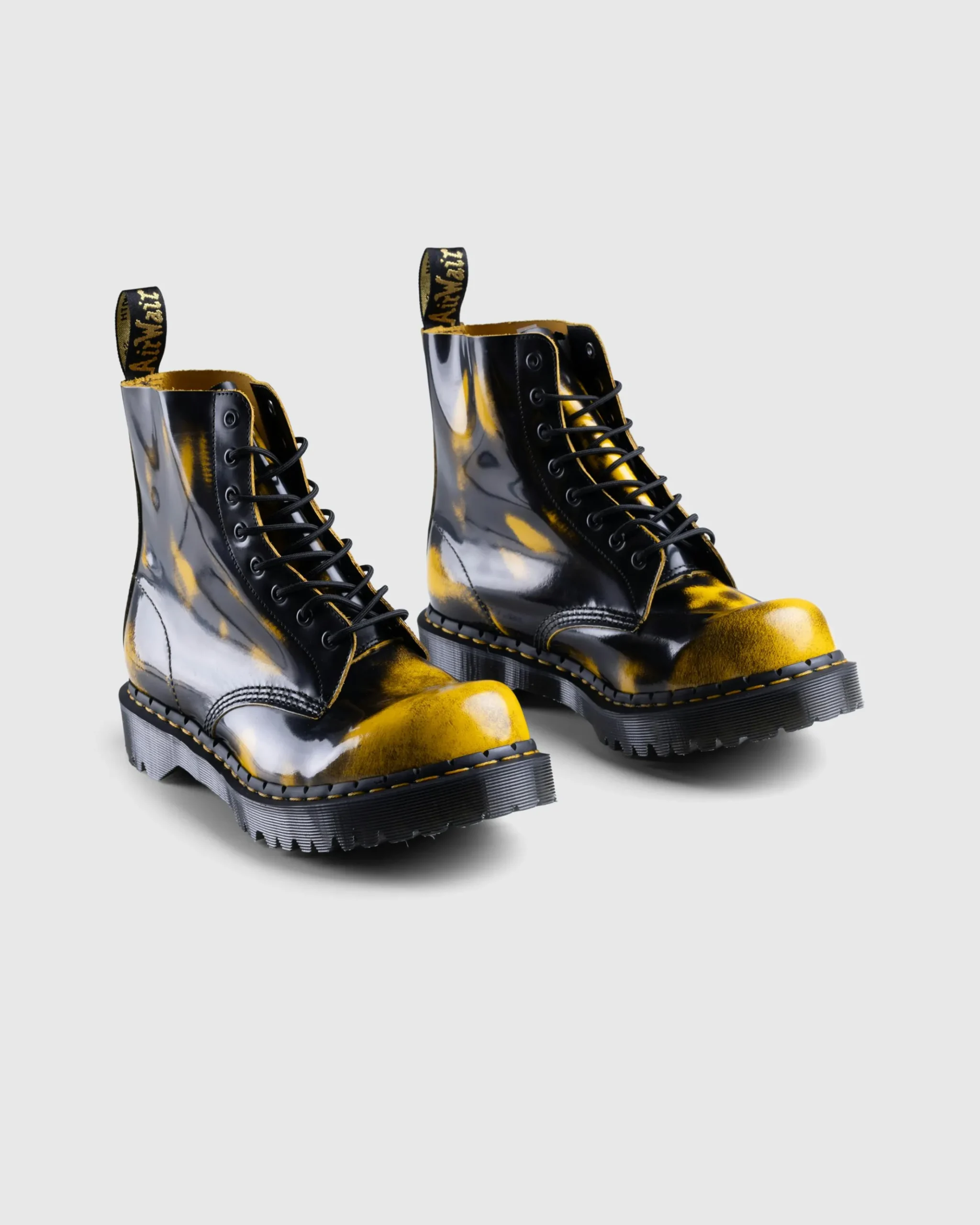 Best Sale Dr. Martens 1460 Pascal Bex Black+Dms Yellow Rub Off Lux black+dmsyellowrubofflux