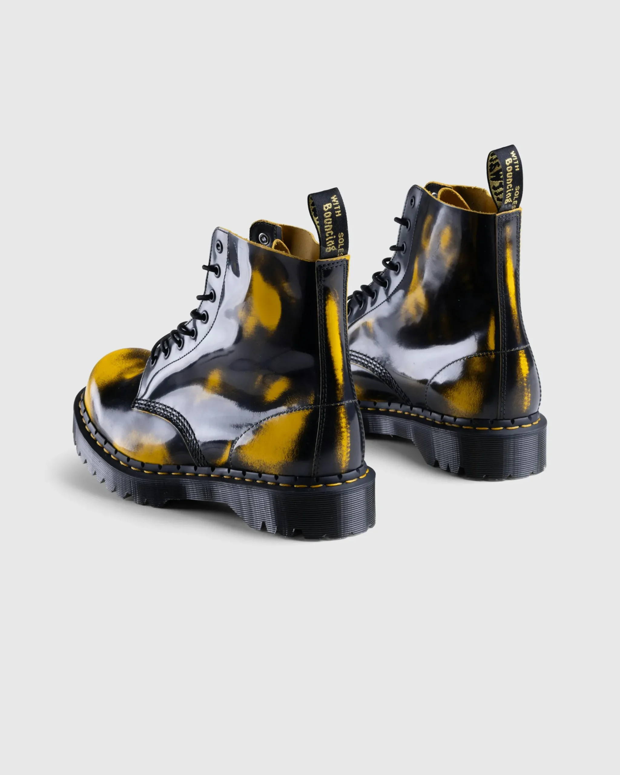 Best Sale Dr. Martens 1460 Pascal Bex Black+Dms Yellow Rub Off Lux black+dmsyellowrubofflux