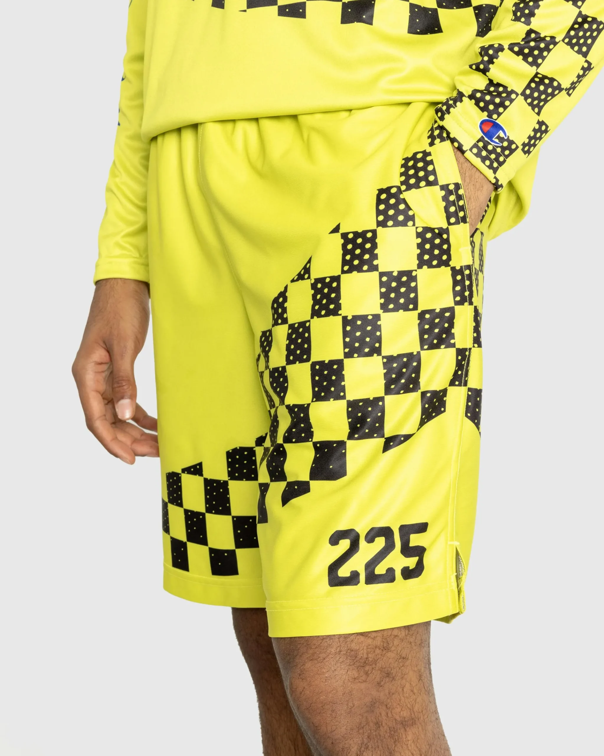 Best Sale Champion Abidjan Shorts /Black yellow