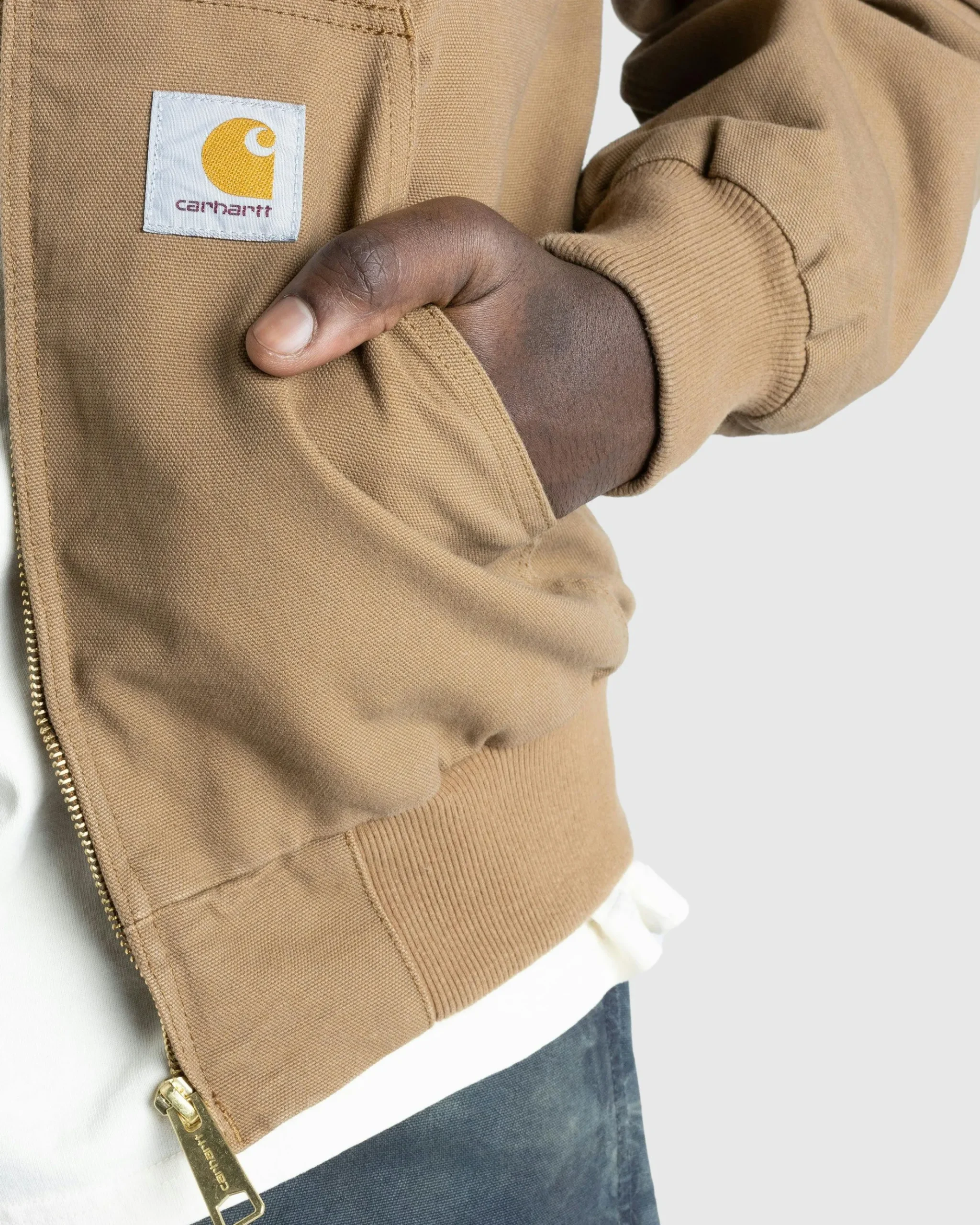 Flash Sale Carhartt WIP Active Jacket Hamilton Brown/Rinsed hamiltonbrown/rinsed