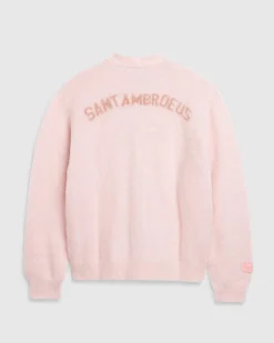 Outlet Sant Ambroeus Alpaca Cardigan Pink lightpink