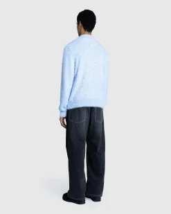 Best Rassvet ANGEL MOHAIR POLO KNIT LIGHT BLUE lightblue