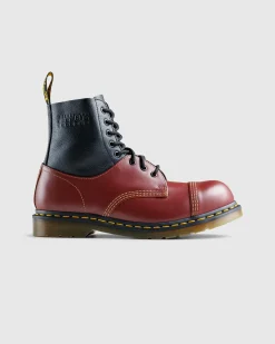 Best Sale MM6 Maison Margiela Ankle Boot Oxblood Red/Black oxbloodred/black