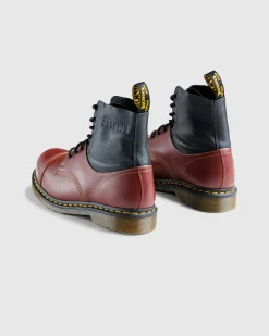 Best Sale MM6 Maison Margiela Ankle Boot Oxblood Red/Black oxbloodred/black