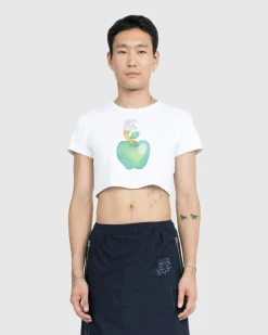 Discount Highsnobiety Apple Baby Tee white