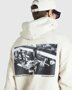 Shop Highsnobiety Archival Hoodie Eggshell beige