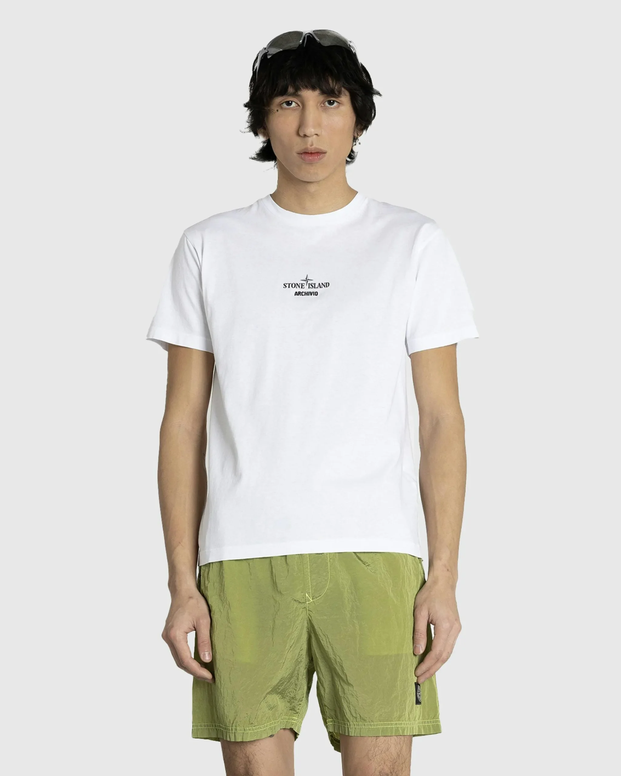 Shop Stone Island Archivio T-Shirt white