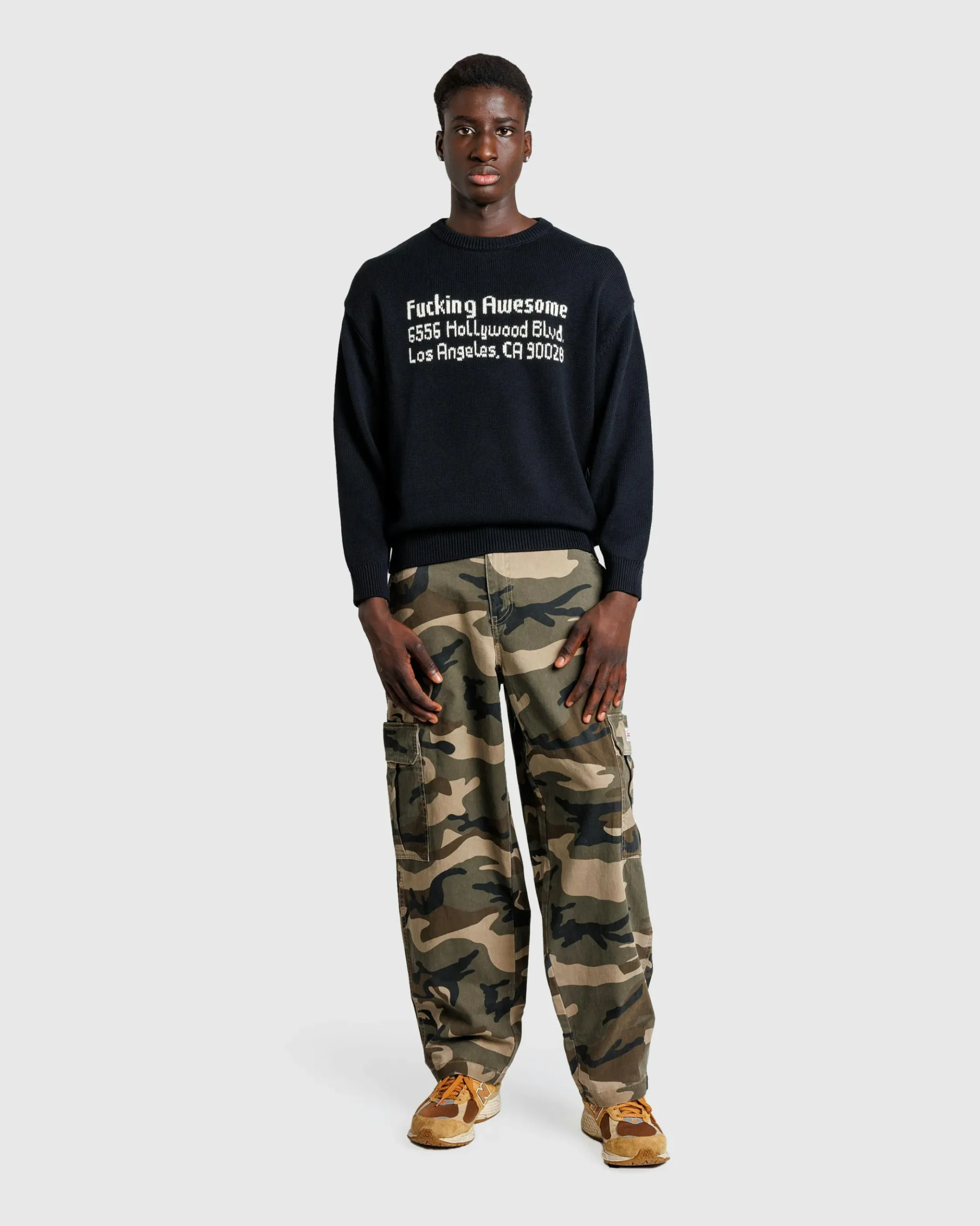 Flash Sale Fucking Awesome Baggy Cargo Pant Washed Camo washedcamo