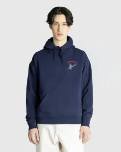 Hot Beigel Bake Baker Hoodie navy