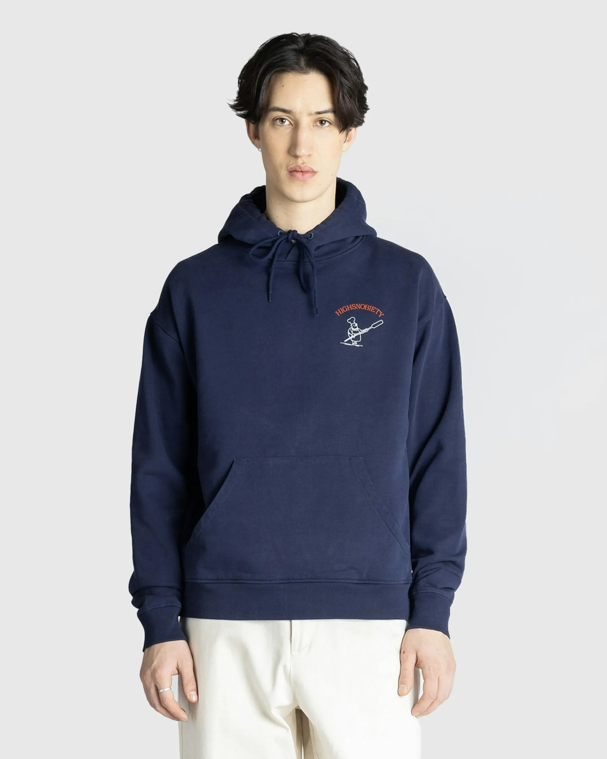 Hot Beigel Bake Baker Hoodie navy