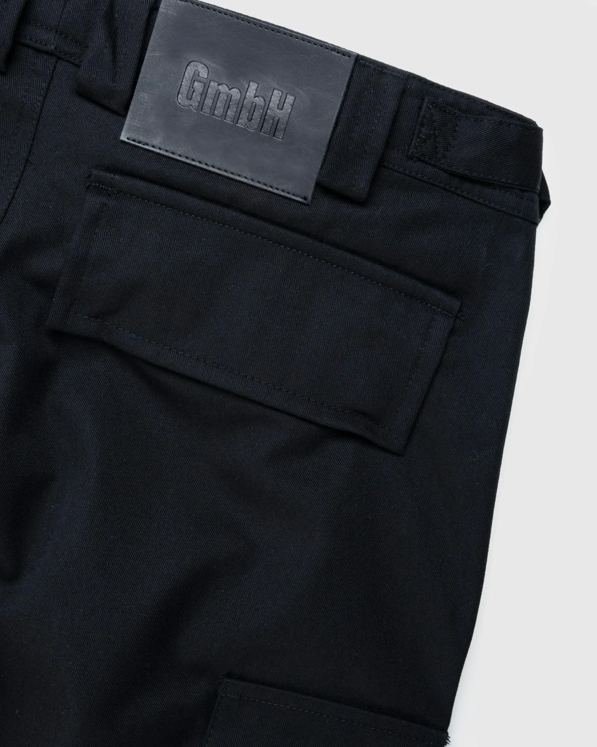 Sale GmbH Baltasar Cotton Twill Mix Trousers black