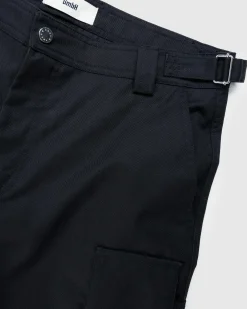 Sale GmbH Baltasar Cotton Twill Mix Trousers black