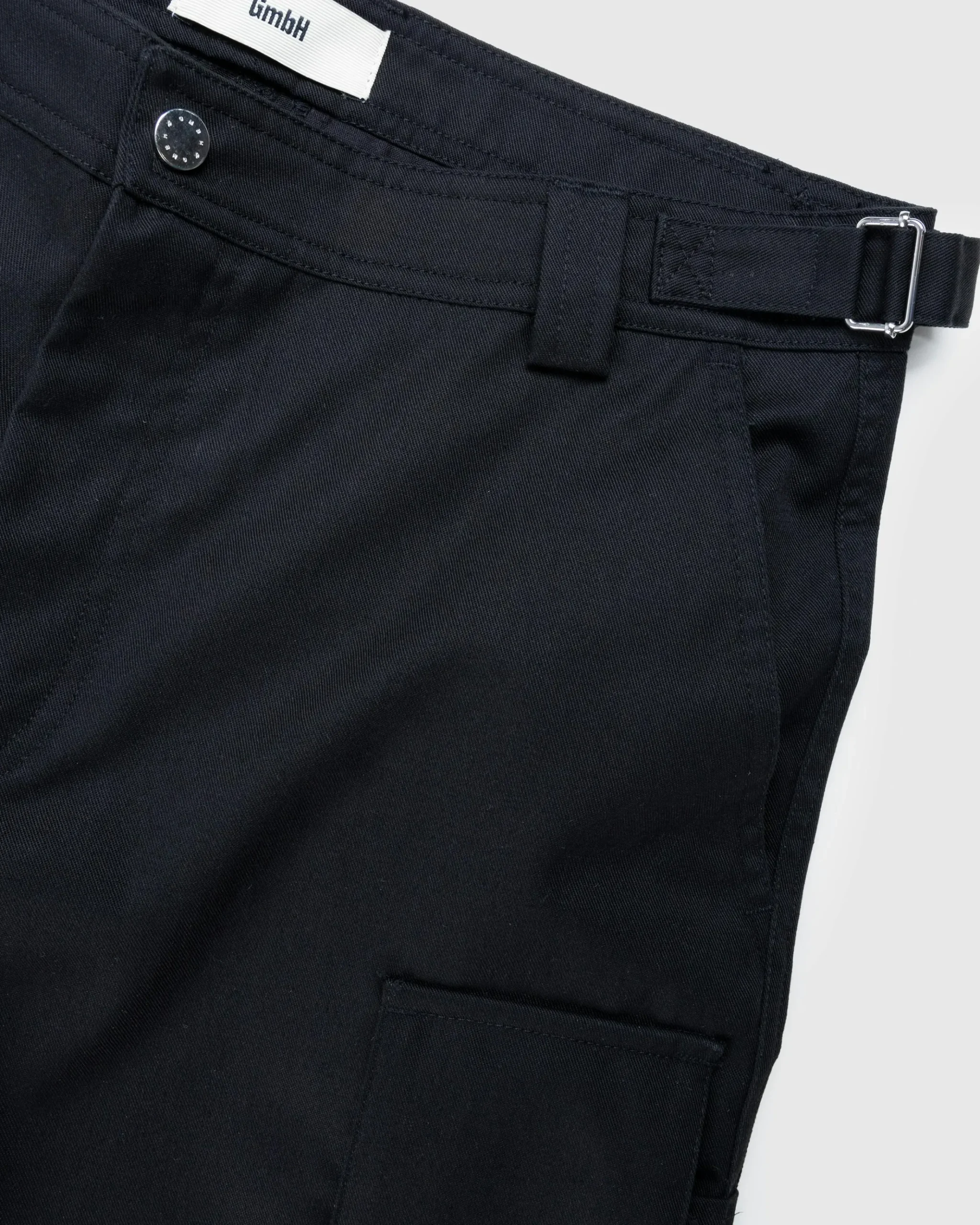 Sale GmbH Baltasar Cotton Twill Mix Trousers black