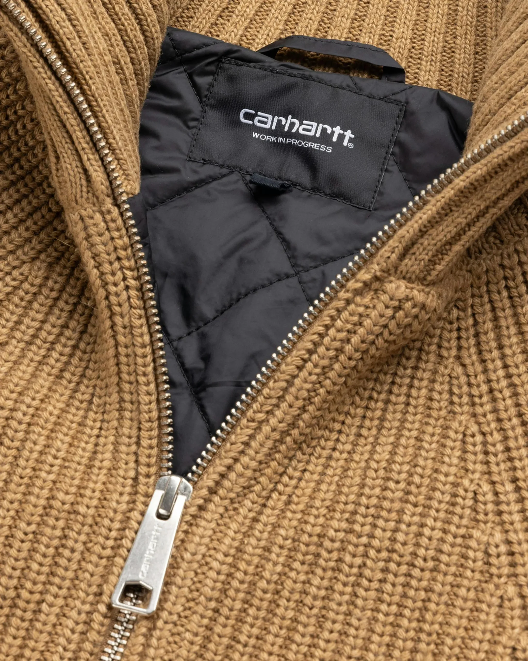 Best Sale Carhartt WIP Banley Sweater Jacket peanut