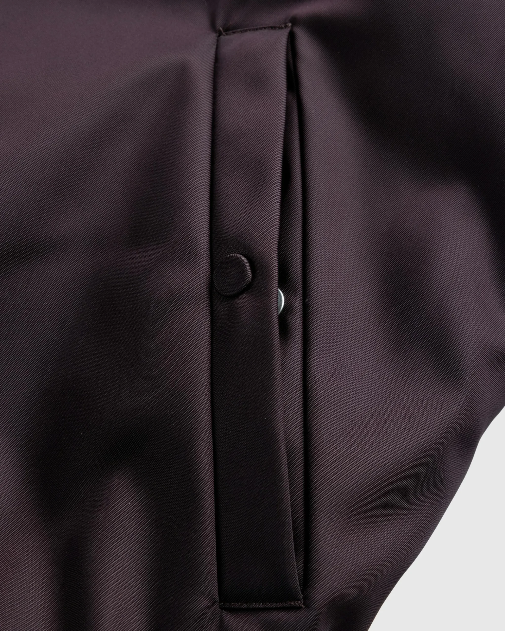 Store Meta Campania Collective Bastien Nylon Cropped Bomber Dark Chocolate Brown darkchocolatebrown