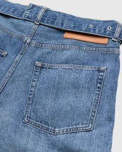 Fashion Jil Sander Belted Denim Trouser canard