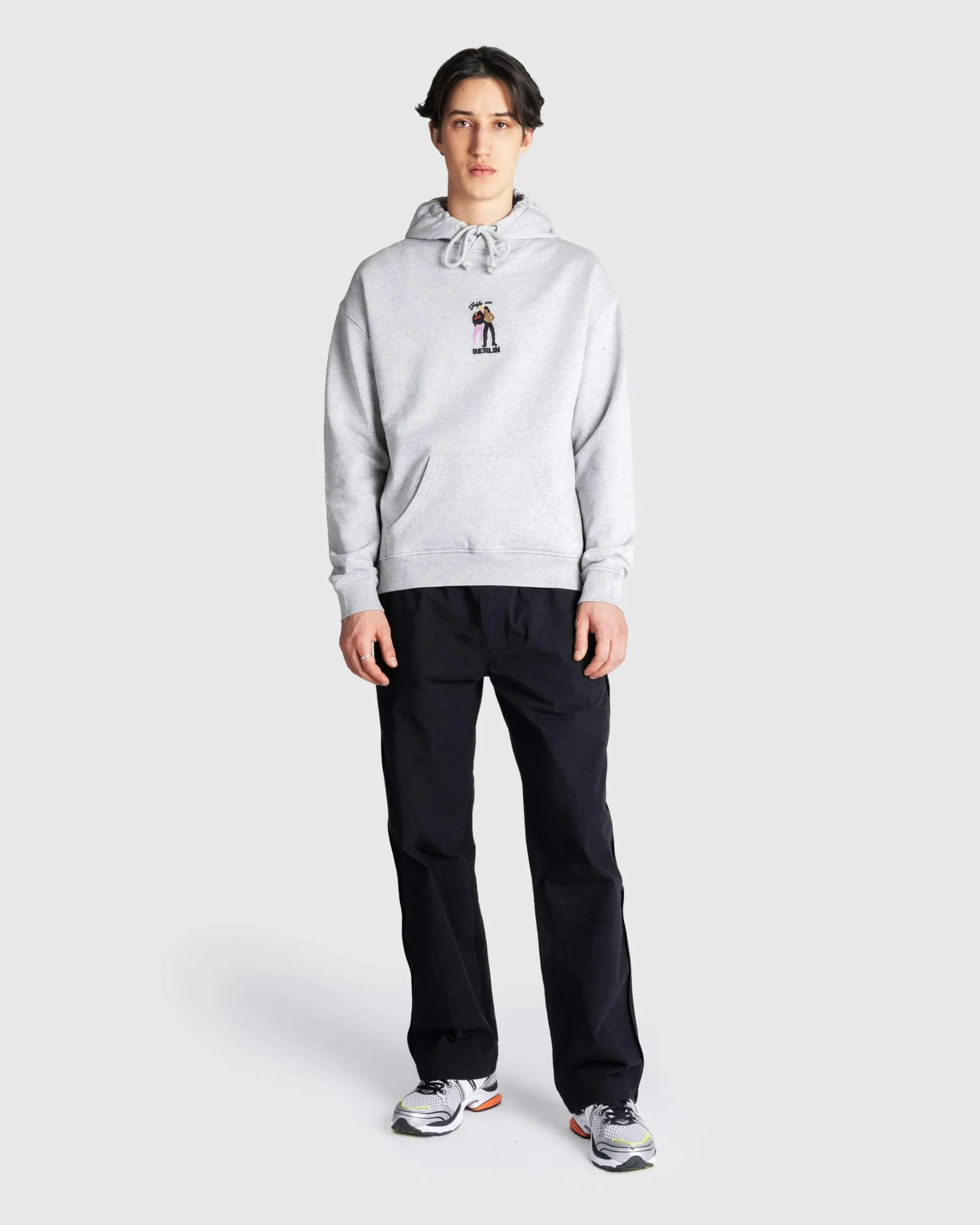 Shop Carne Bollente Berghain Days Hoodie Gray grey