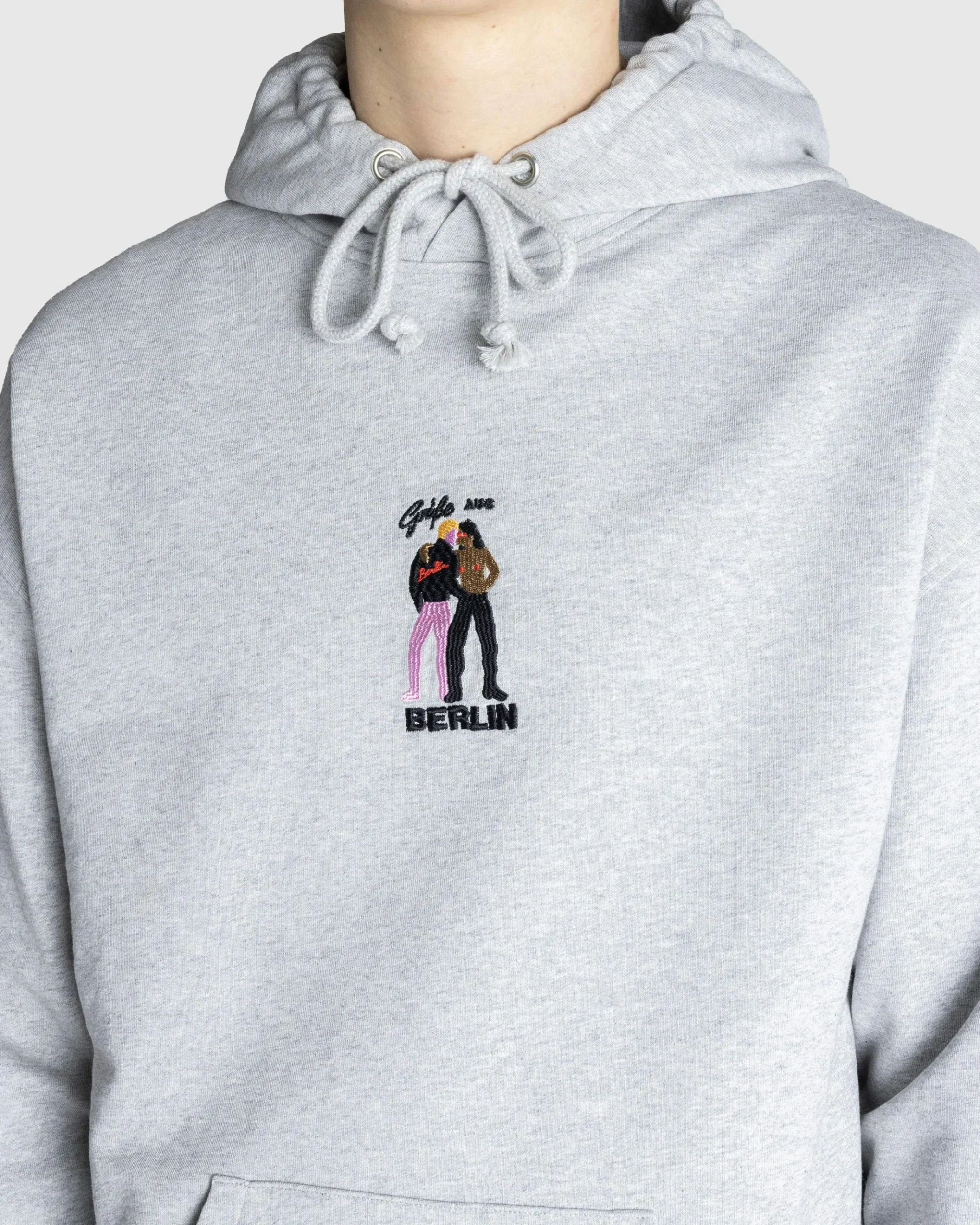 Shop Carne Bollente Berghain Days Hoodie Gray grey