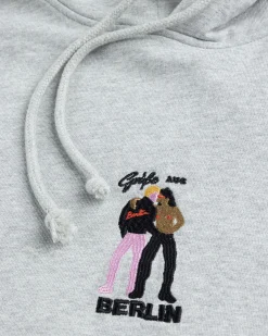 Shop Carne Bollente Berghain Days Hoodie Gray grey