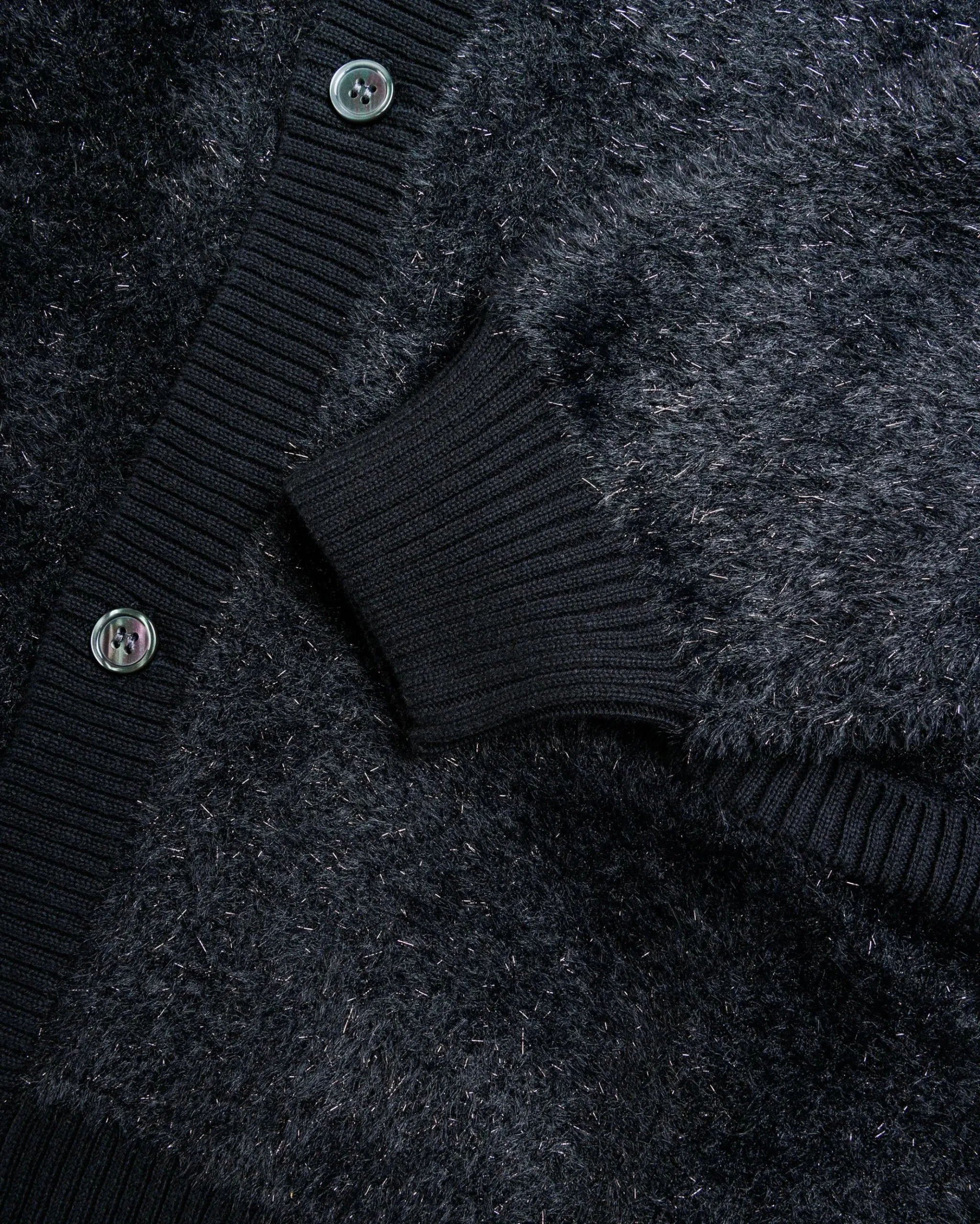 Shop Fucking Awesome Big Night Out Cardigan black/glitter