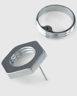 New Maison Margiela Bolt and Nut Earring Palladio Burattato palladioburattato