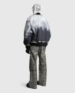 New Acne Studios Bomber Jacket Faded Black fadedblack