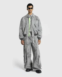 Shop Acne Studios Bomber Jacket Mid Grey midgrey