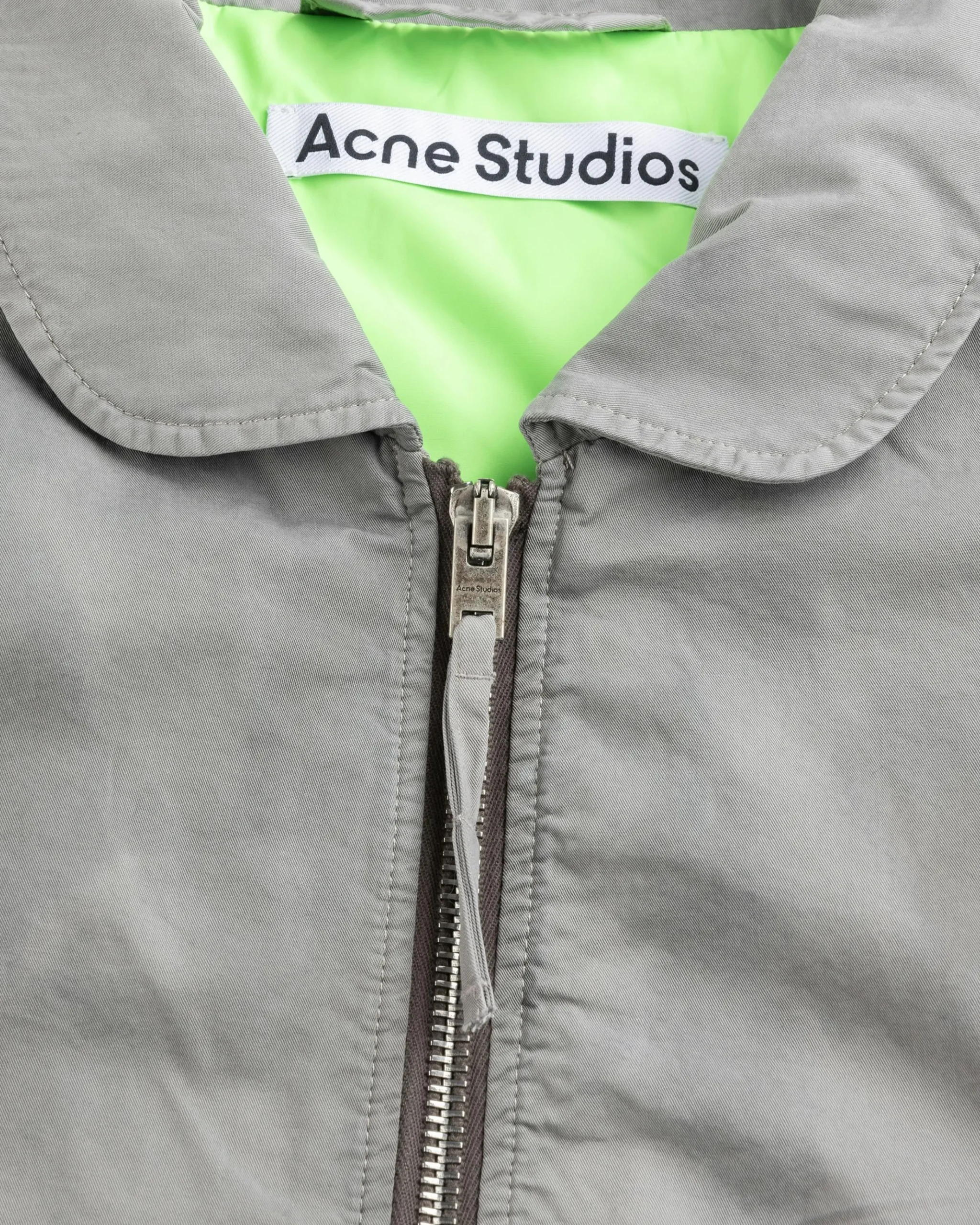 Shop Acne Studios Bomber Jacket Mid Grey midgrey