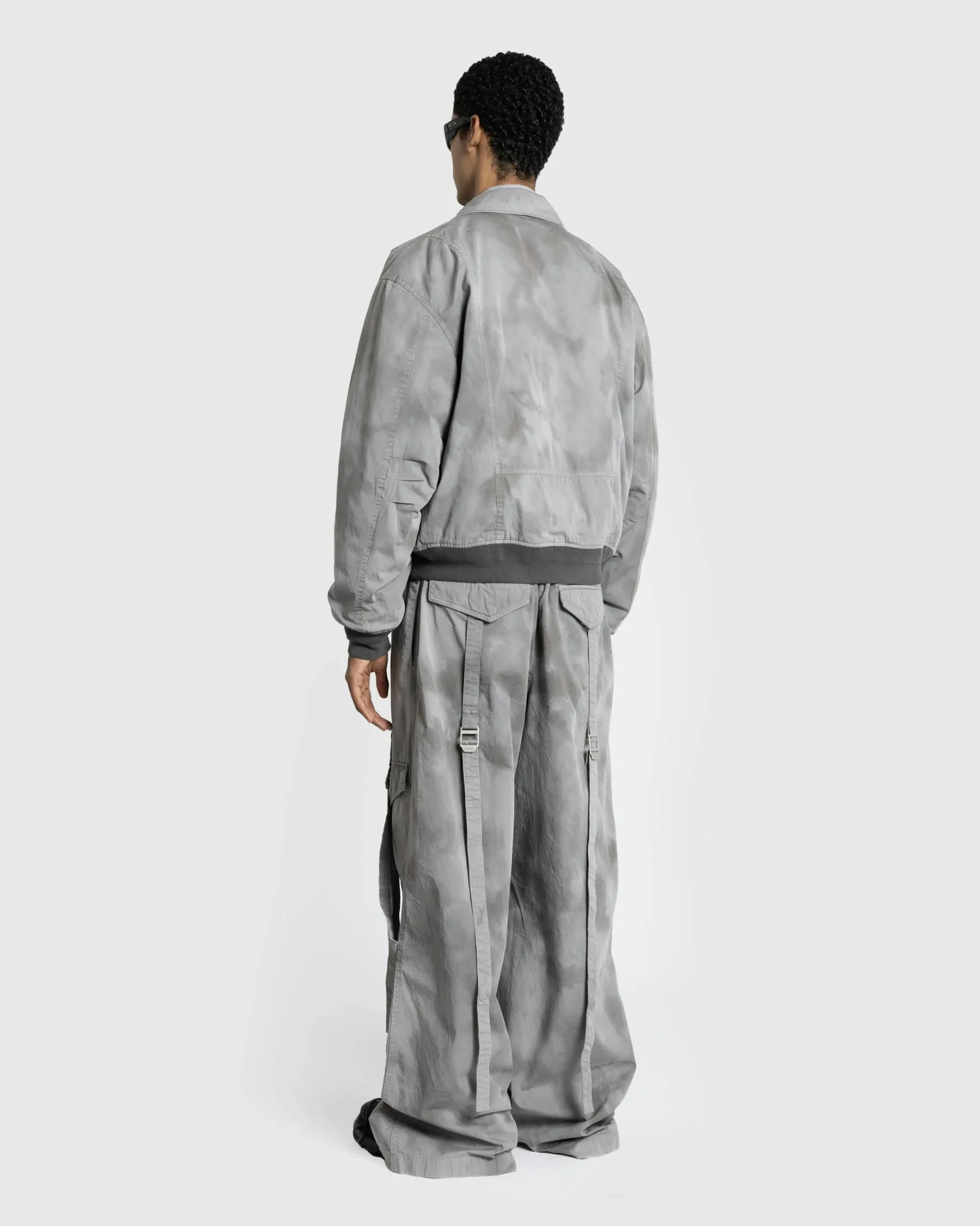 Shop Acne Studios Bomber Jacket Mid Grey midgrey