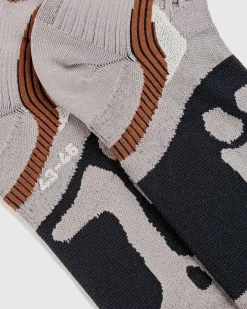 Flash Sale ROA Bones Long Socks Dark Brown darkbrown