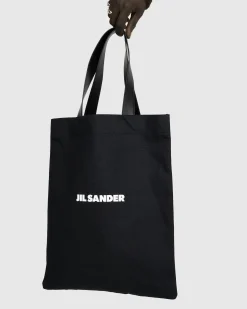 Shop Jil Sander Book Tote Medium black