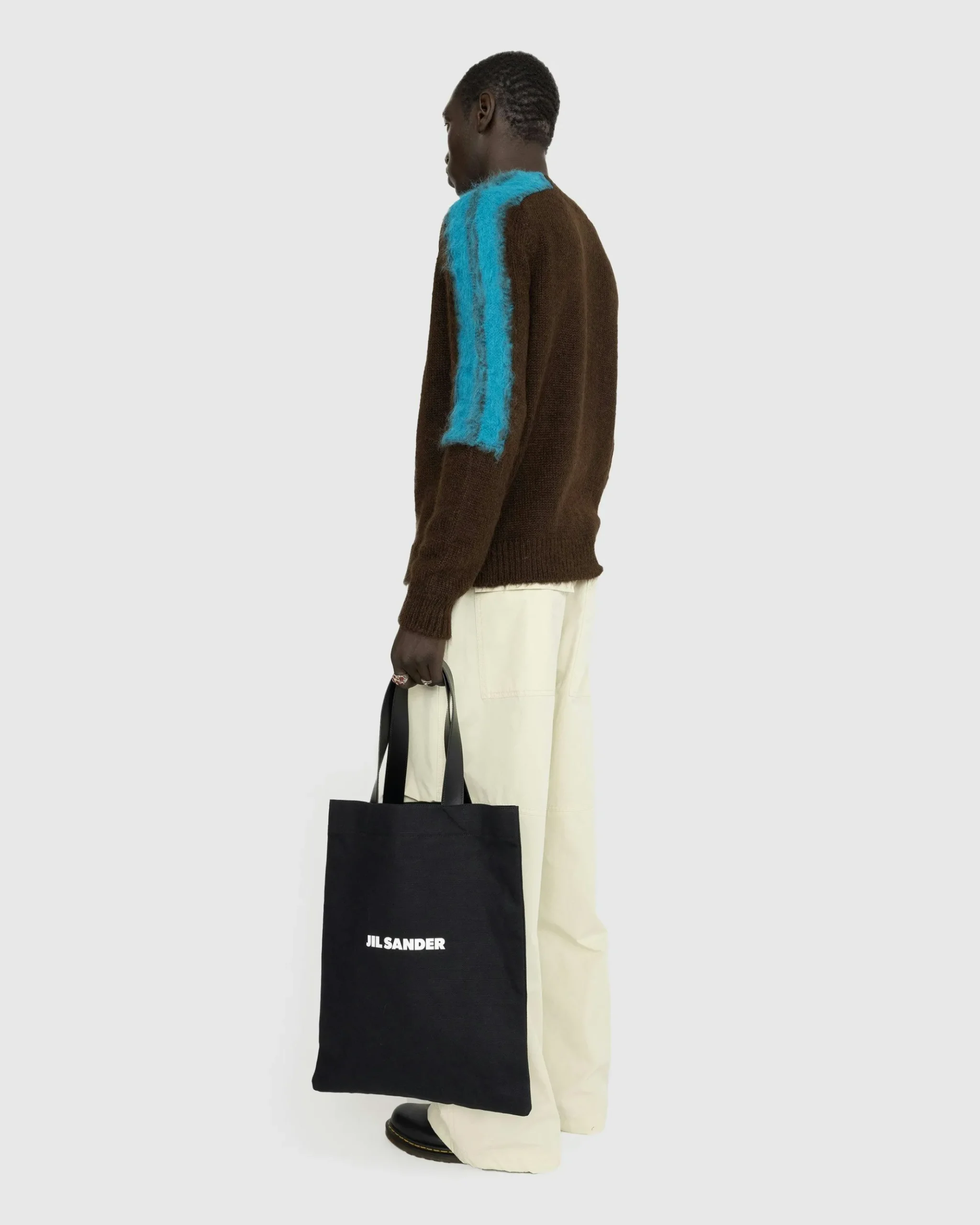 Shop Jil Sander Book Tote Medium black