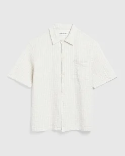 Best Sale Our Legacy Box Short-Sleeve Shirt Light Authentic Seersucker lightauthenticseersucker