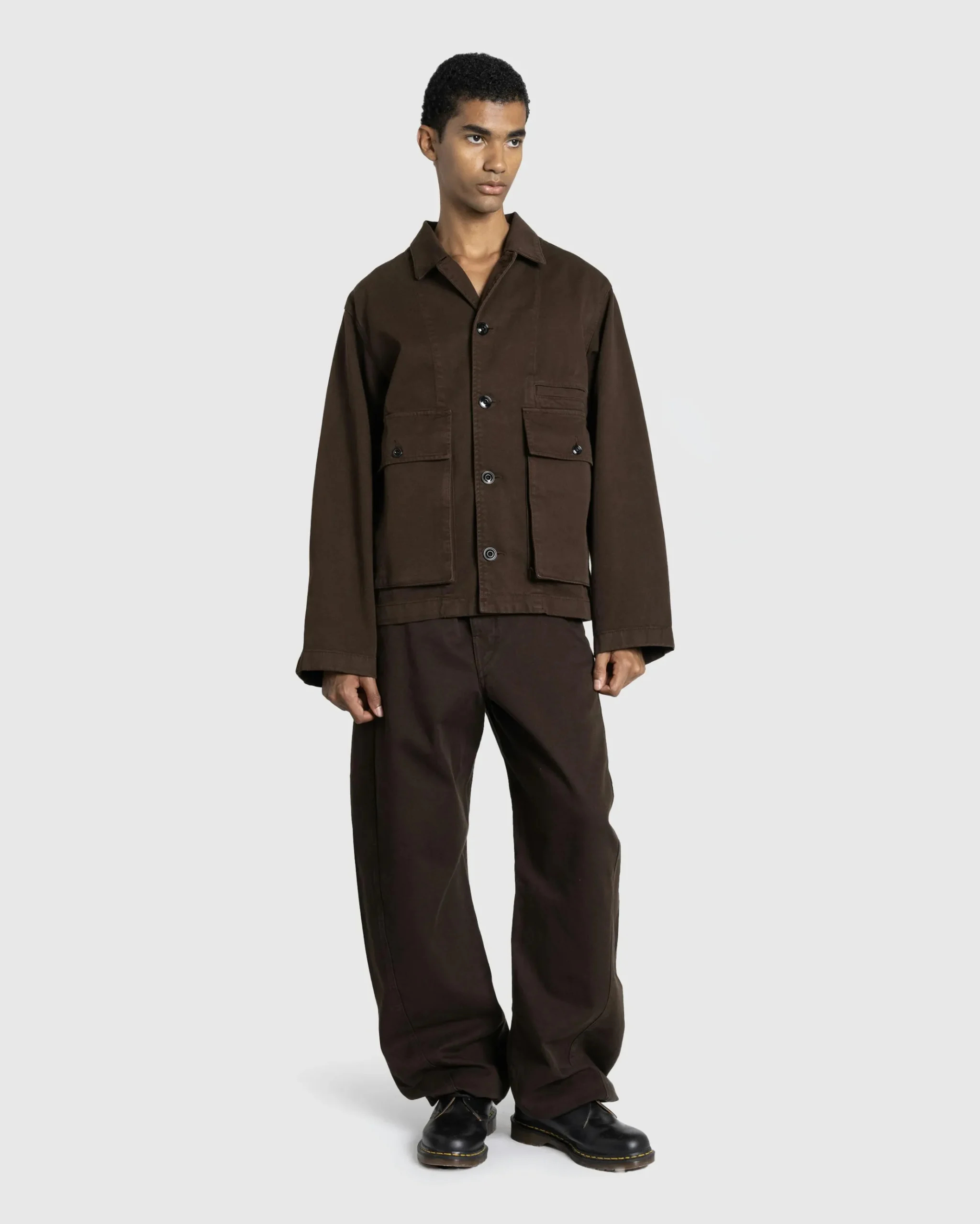 Store Lemaire Boxy Jacket espresso