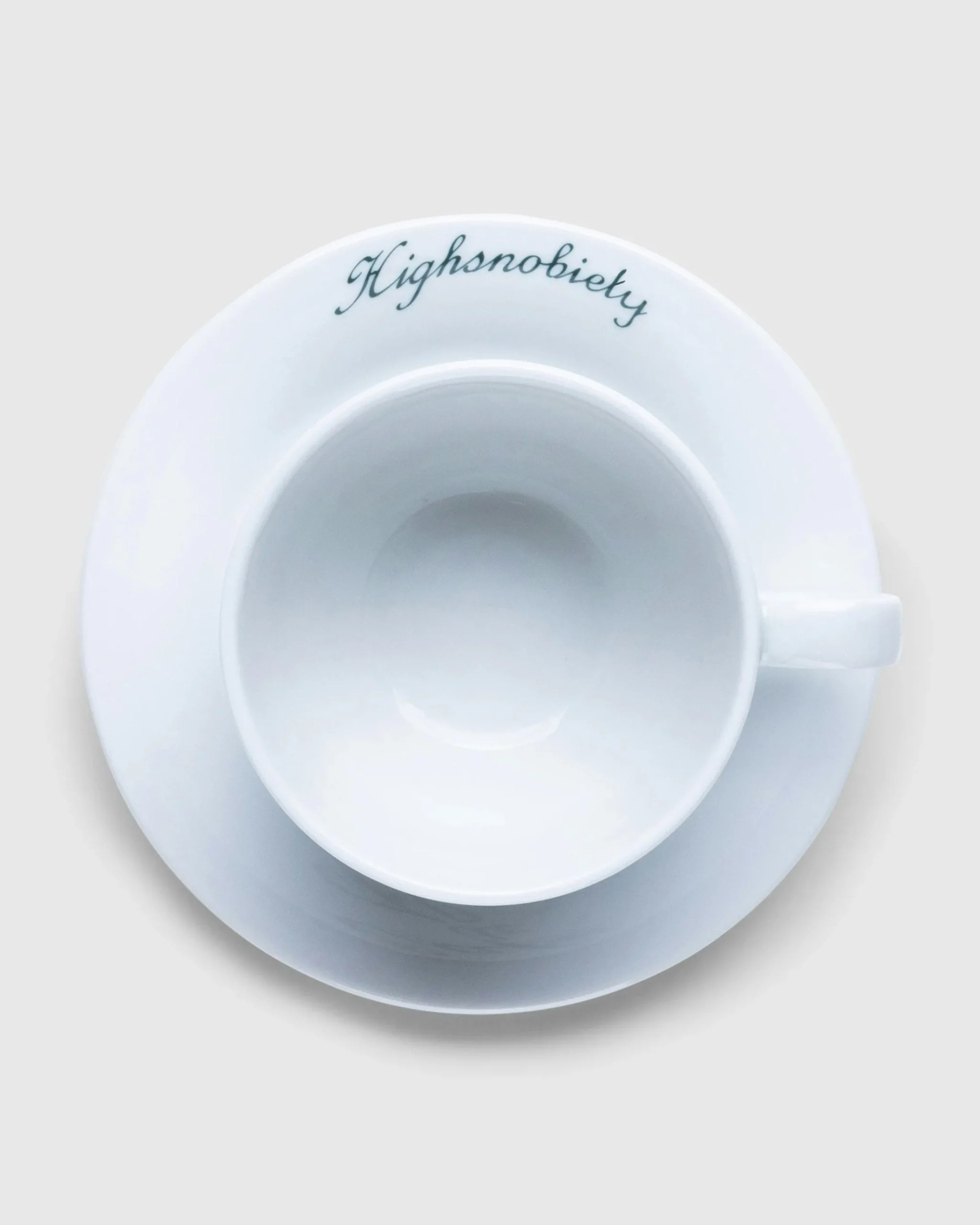 New Café de Flore Breakfast Cup and Saucer white