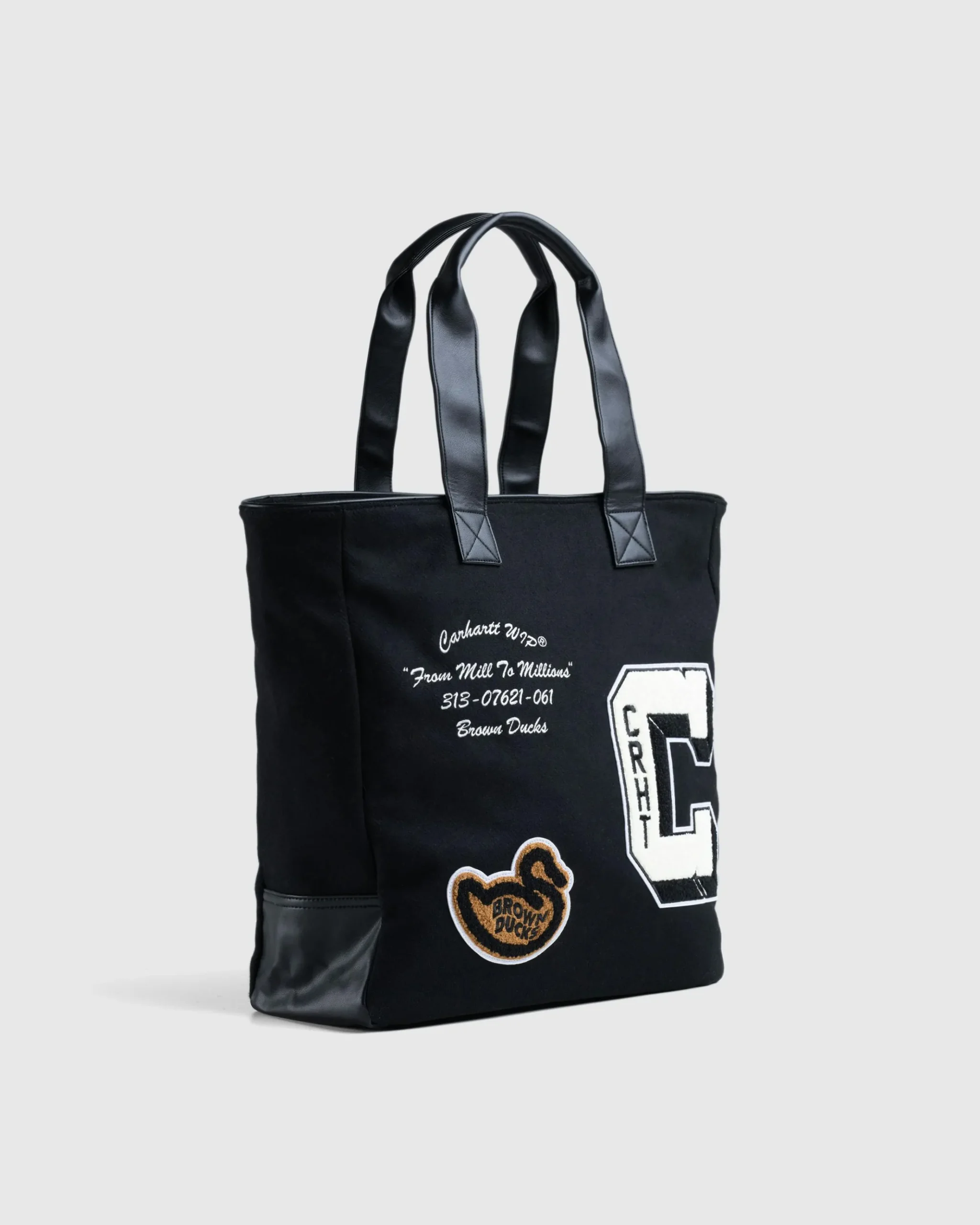 Best Sale Carhartt WIP Brown Ducks Tote / black
