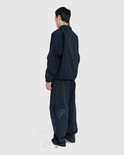 Fashion NTS Brushed Nylon Trackpa Navy black