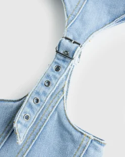 Flash Sale Mugler Buckled Chaps Skinny Jeans Tokyo Blue tokyoblue
