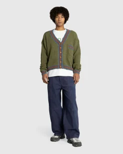 Clearance Story mfg. Bulb Cardigan olive