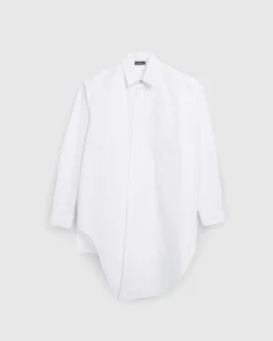 Shop Mugler Button-Down Top Blanc Optique blancoptique