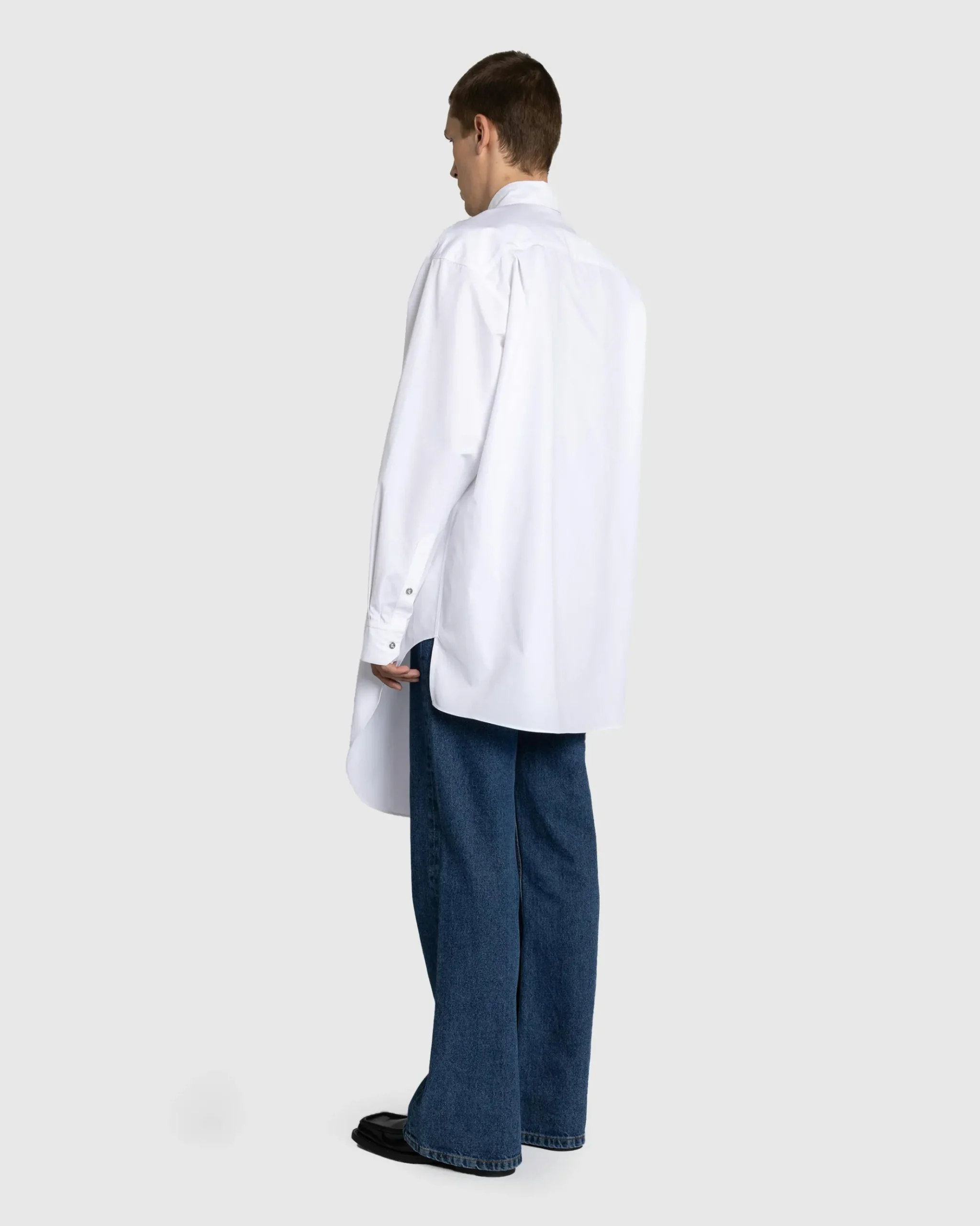 Shop Mugler Button-Down Top Blanc Optique blancoptique