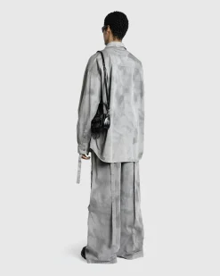 New Acne Studios Button-Up Shirt Mid Grey midgrey