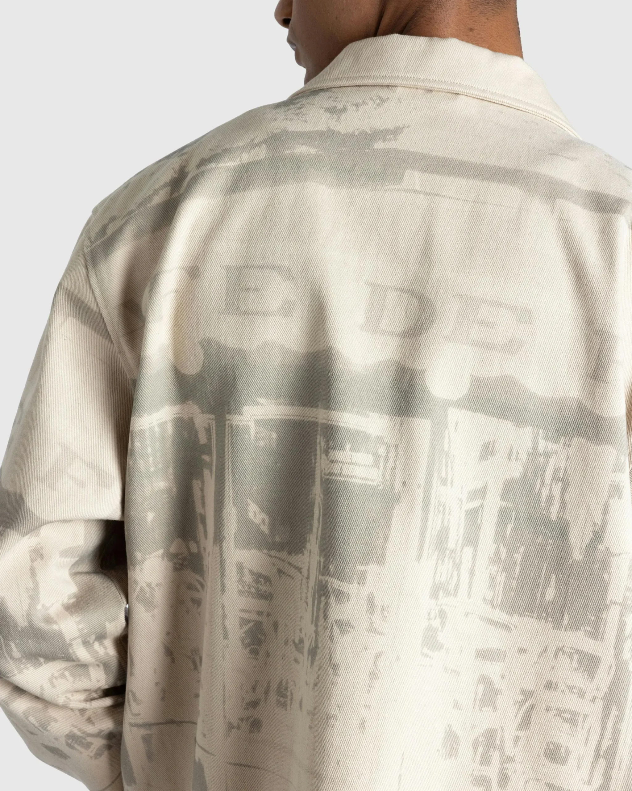 Hot Café de Flore Café Jacket Beige printed