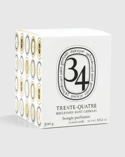 Shop Diptyque Candle 34 Boulevard Saint-Germain 300g clear