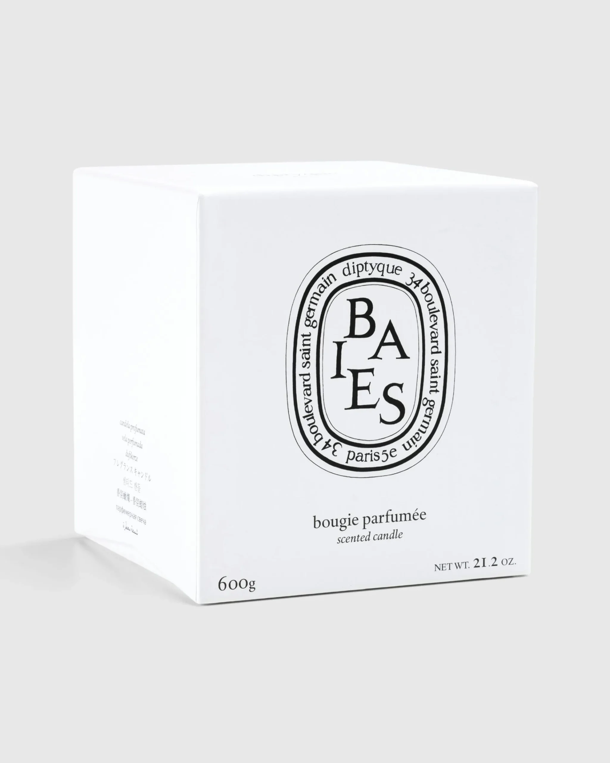 Fashion Diptyque Candle Baies 600g clear
