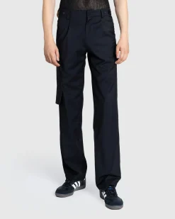 Clearance Olly Shinder Cargo Suit Trouser With Cordura Knife Pocket and Sheer Back Yoke black/champagne