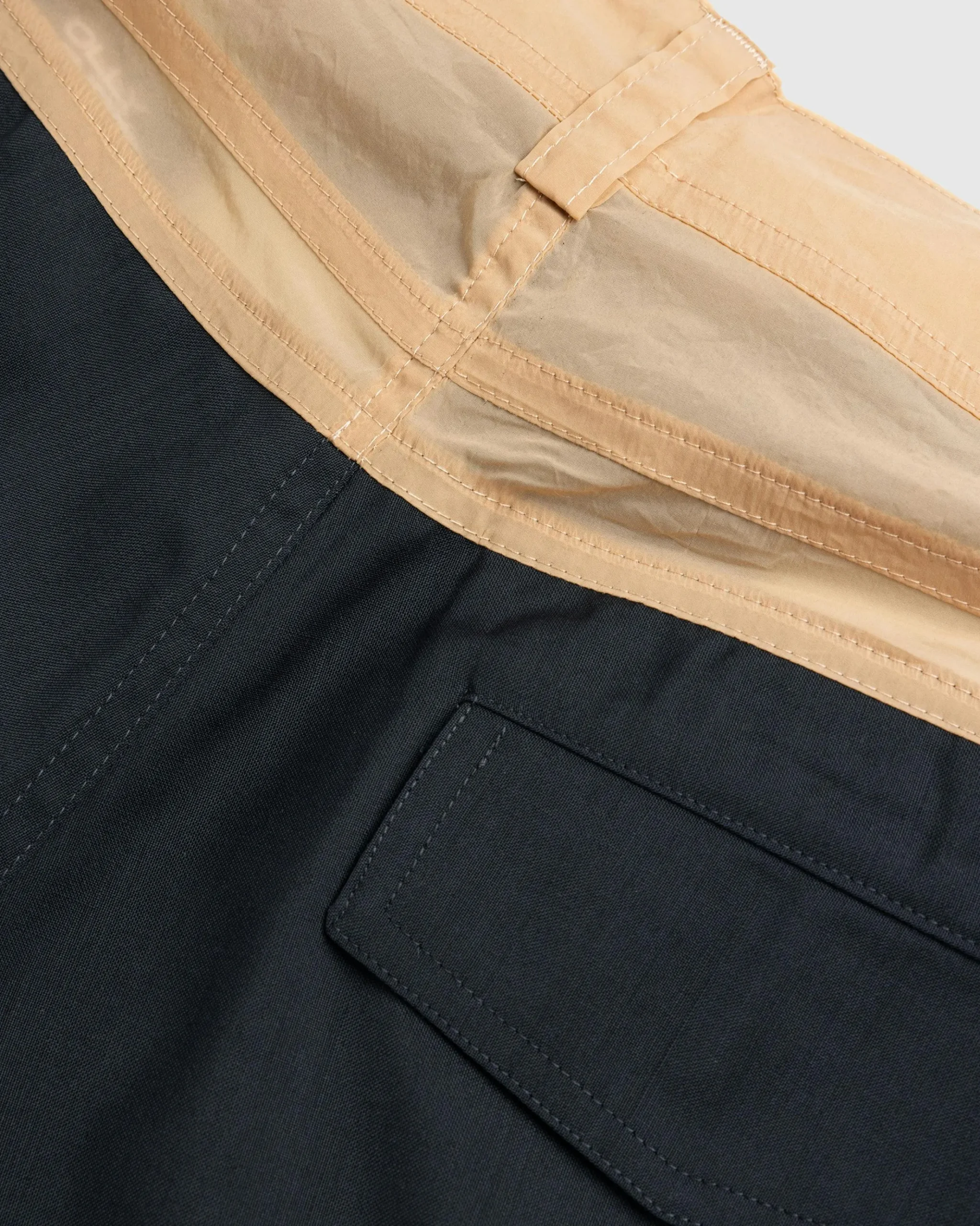 Clearance Olly Shinder Cargo Suit Trouser With Cordura Knife Pocket and Sheer Back Yoke black/champagne