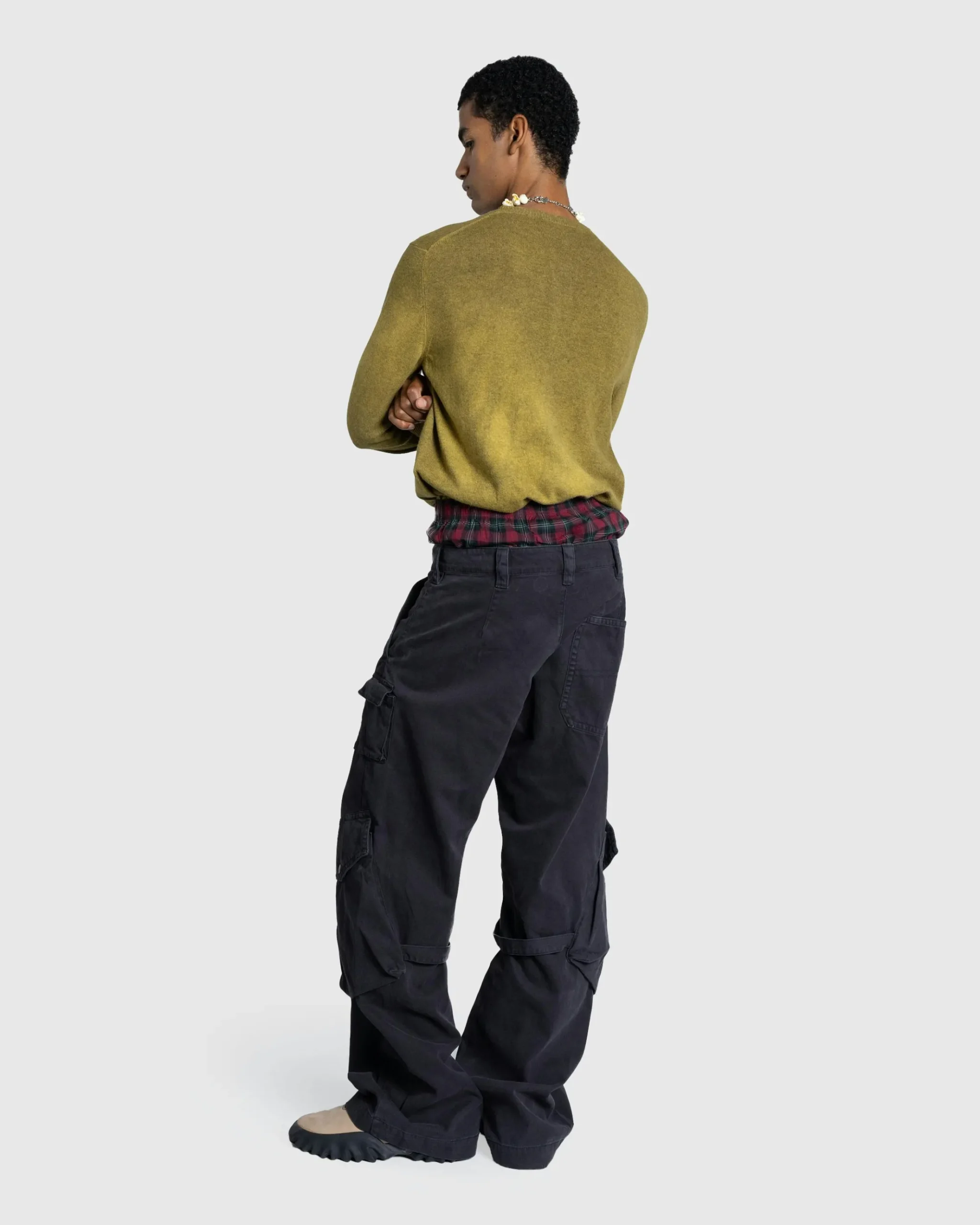 Sale Acne Studios Cargo Trousers Charcoal Grey charcoalgrey