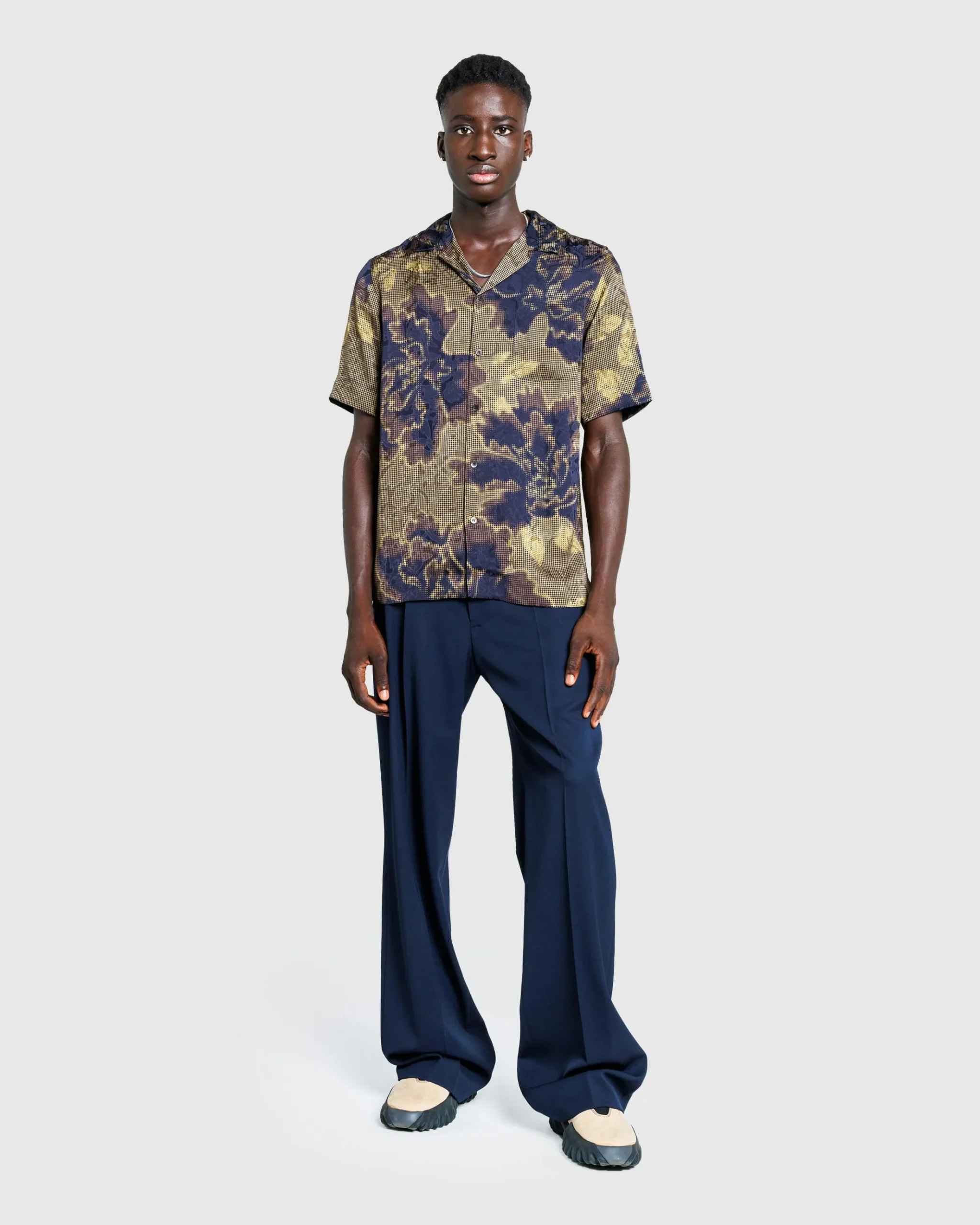Fashion Dries van Noten Carltone Shirt brown